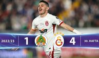 Alanyaspor 1-4 Galatasaray Maç Özeti