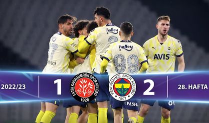 Fatih Karagümrük 1-2 Fenerbahçe Maç Özeti